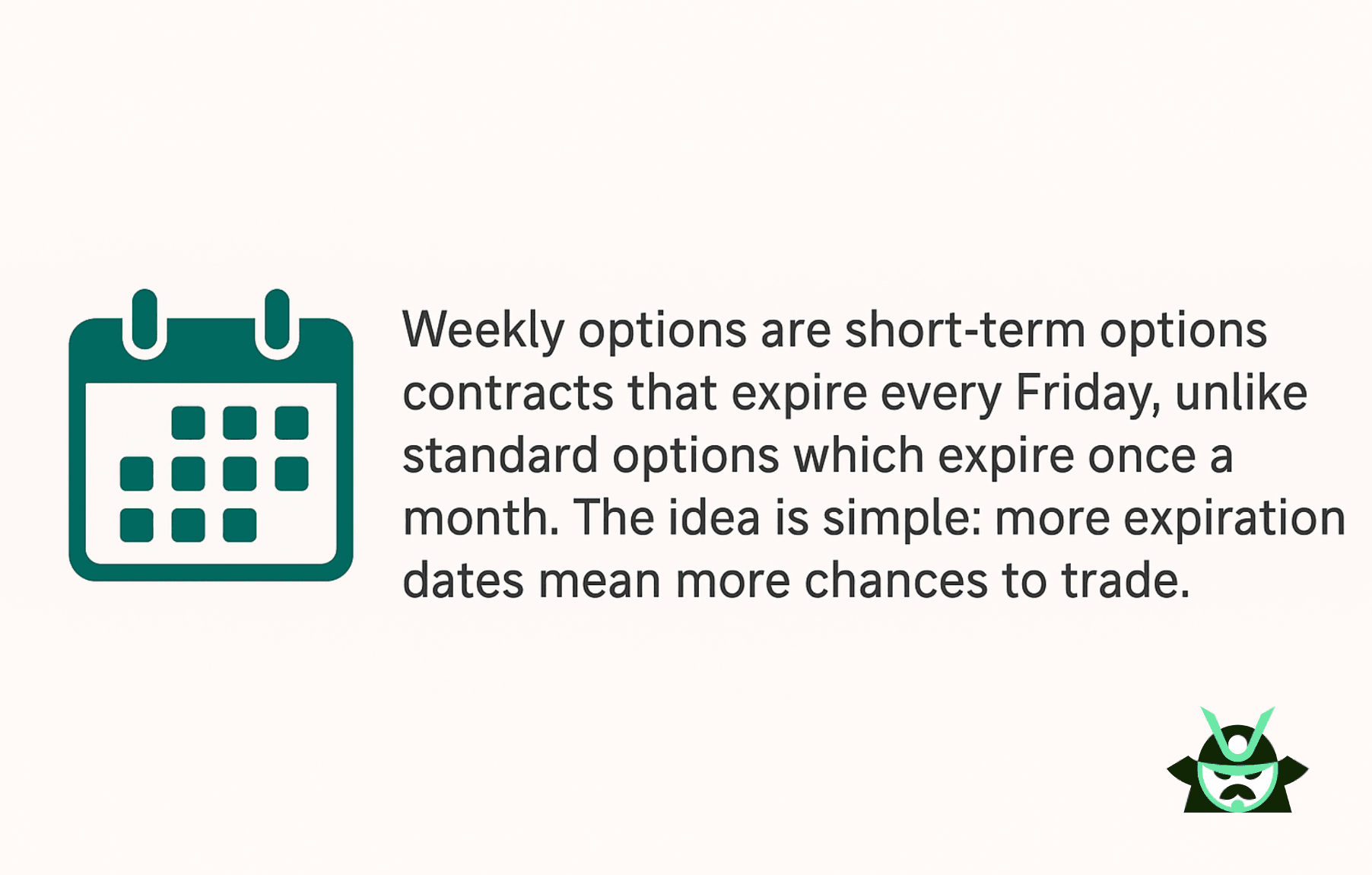 weekly options trading 