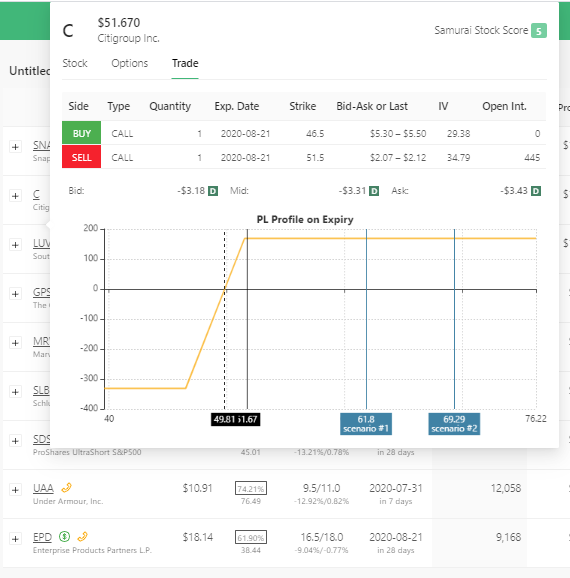 Just released: August 2020 version | Blog | Option Samurai